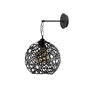 Opviq Fellini - MR - 710 Lámpara de Pared de Metal Negro